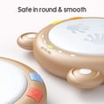 thumbnail image 3 of Tambor de música de rana, máquina de juguete de cuento de luz para niños de educación temprana, tambor de mano educativo multifuncional para bebés (tambor de oso) Ormromra QH-763, 3 of 6