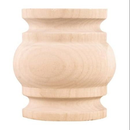 2-3/4" X 1-3/8" X 3" Half Round Spool for Use With 2" Moulding Species: Ha