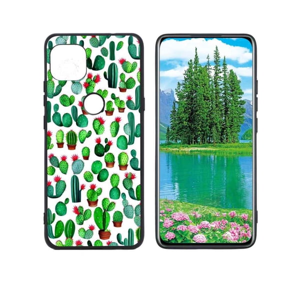 Cactus-151 Phone Case, Degined for Motorola G 5G Case Men Women, Flexible Silicone Shockproof Case for Motorola G 5G