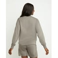 thumbnail image 2 of Hanes Originals Women's French Terry Sweatshirt Oregano Heather XL, 2 of 7