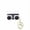 White, variant on Vintage Tape Recorder Keychain Fun Classic Radio with Recordable Pendant for Couple Gift and Music Enthusiasts Portable Bag Charm in Black