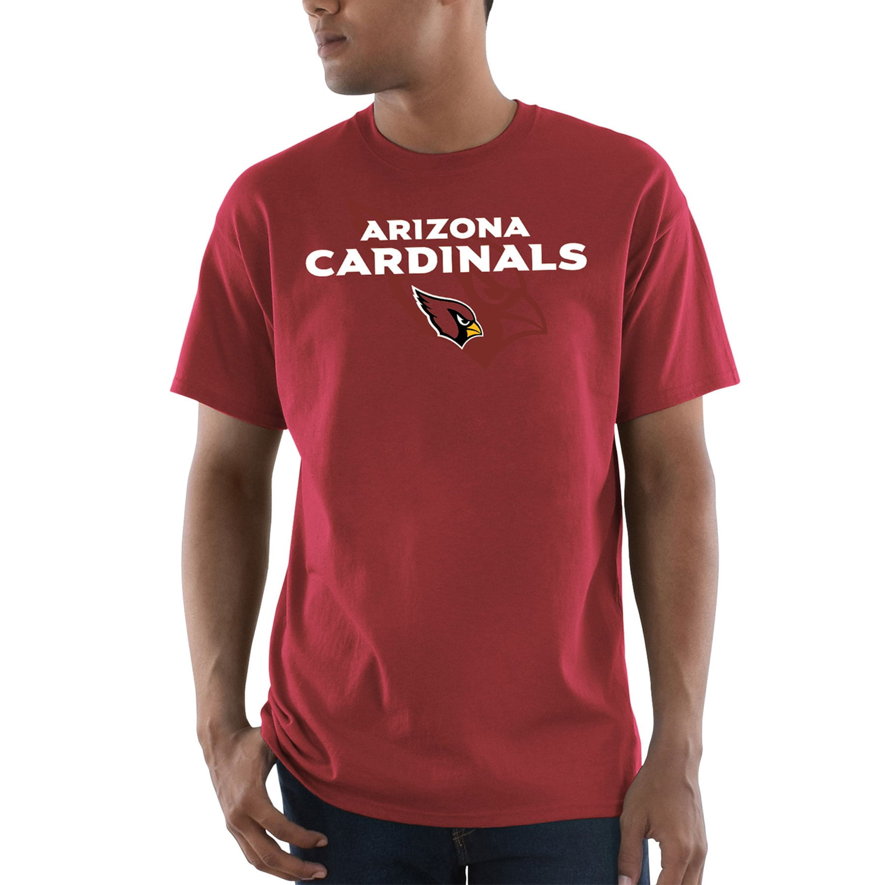 Arizona Cardinals Majestic Pick Six T-Shirt - Cardinal - Walmart.com ...