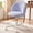 Purple, variant on CELTOSS Home Office Desk Chair, Cute Teddy Fabric Swivel Vanity Stool, Mid Back Adjustable Armless Task Chair with Wheels, White