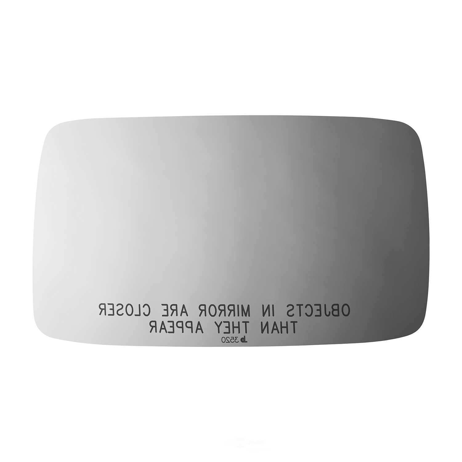 Burco Side View Mirror Replacement Glass - Clear Glass - 3520
