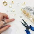 thumbnail image 5 of Jewelry Pliers and Jump Ring Open/Close Tool, DaKuan 2 Pieces Jump Ring Opening/Closing Rings Tool with Jump Ring Opening Pliers for Jewelry Beading Repair Making Supplies, 5 of 9