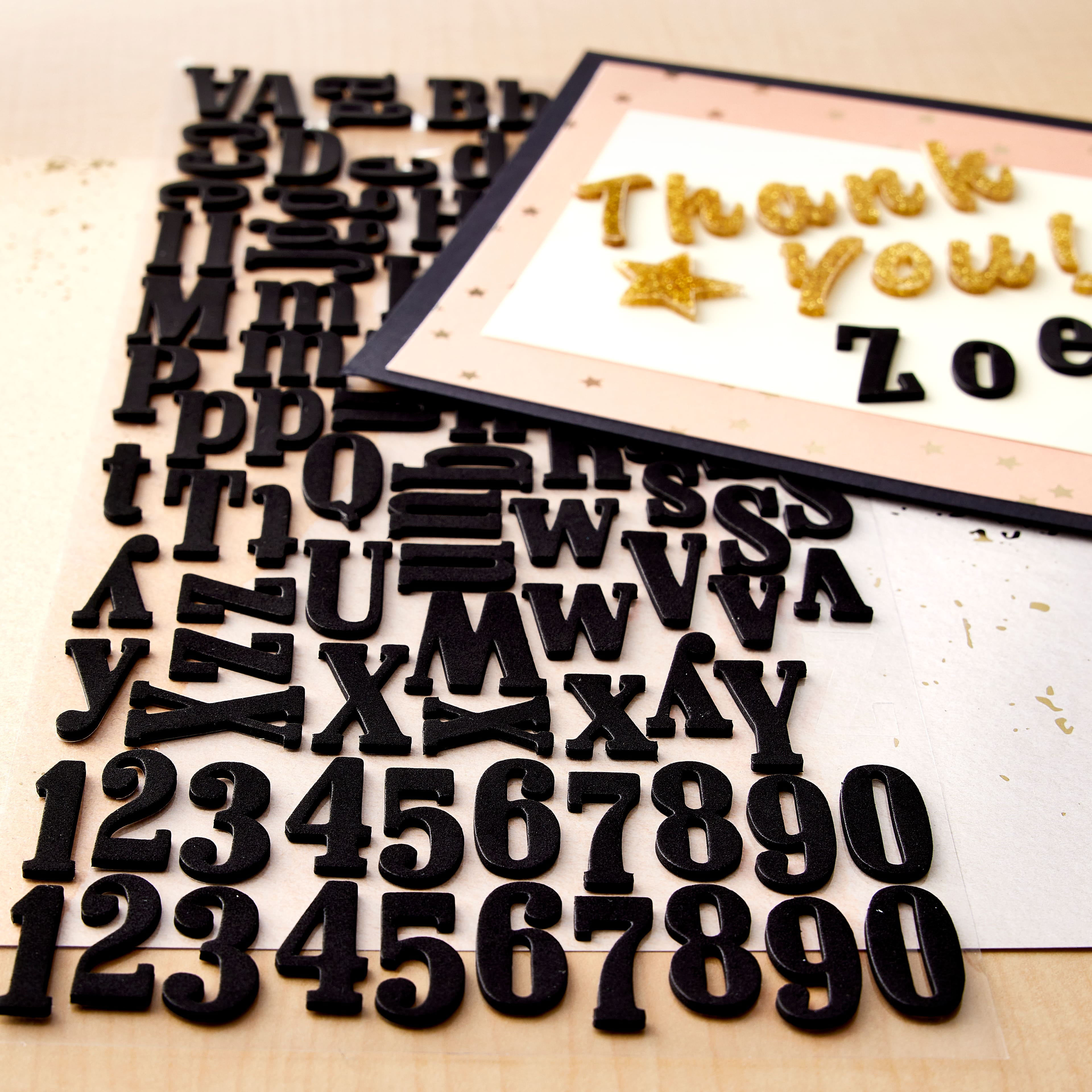 Large White Alphabet Foam Stickers by Recollections™