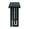 thumbnail image 6 of Harper & Bright Designs Long Console Table with Wood Top, Contemporary Minimalism Wood Entryway Entrance Table for Hallway Living Room, 59'' Black, 6 of 10