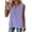 Light Violet, variant on Womens Tank Tops Crew Neck Sleeveless Tops Dressy Solid Color Casual Going Out Work Travel Clothing, Light Green Tanks & Camis, L