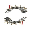 thumbnail image 1 of Pendientes con hojas de 2 uds, pendientes de oruga con de imitación, joyería Plata Zulema Pendientes de oreja, 1 of 6