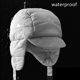 thumbnail image 3 of Gorro de esquí cálido de invierno, gorro de plumón con orejeras impermeable y cálido de invierno para caza, camping y motociclismo, 3 of 5