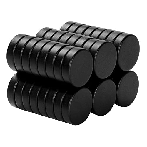 SMARTAKE 45 Pcs Refrigerator Magnets, Small Round Fridge Magnets, Multi-Use Premium Epoxy Coating Office Magnets for Fridge, Whiteboard, Dry Erase Board in Home, Kitchen, Office and School (