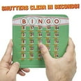 Royal Bingo Supplies Ez Clear 7" Shutter Bingo Cards, Retro Designs