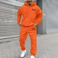 thumbnail image 2 of FYDUU Men's Hoodie Sweatsuit Sets Men's Tracksuit 2 Piece Hoodies Casual Sweat Suits For Men Fall Winter Sweatshirts Athletic Sweatsuits Set Active Pullovers Polo Shirt, 2 of 4