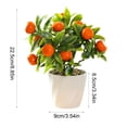 thumbnail image 3 of Artificial Fruit Bonsai, High End artificial Fruit and Flower Arrangement for Indoor Decor, Fashionable Home Decoration with Green Plants, Mini Potted Centerpiece for Table and Shelf Display, 3 of 7
