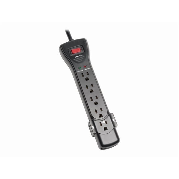 Tripp Lite Protect It! 7-Outlet Surge Protector, 2160 Joules - Black