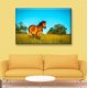 thumbnail image 2 of Cuadro Canva Listo Para Colgar Tipo Galería Caballo Café 40X60 cm, 2 of 4