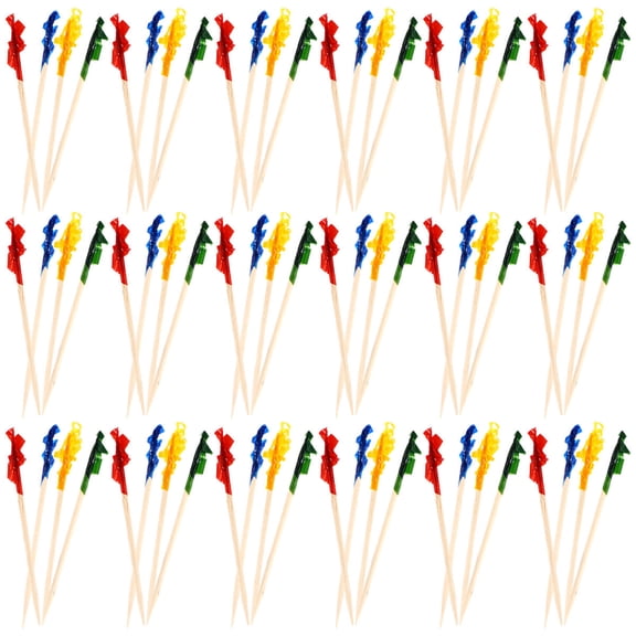 Raindrops 100Pcs Food Sticks for Appetizers and Holiday Gatherings