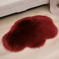 thumbnail image 4 of TIELUTT Imitation Wool Carpet Living Room Shag Carpet Oval Bedroom Machine Washable Floor Mat Throw Rugs for Living Room Popcorn Blanket Area Rug Living Room Decorative Blankets Big Soft Blanket, 4 of 4