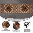 thumbnail image 3 of Flash Furniture Marana 24x84" Cotton Area Rug in Brown/Black, 3 of 5