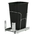 thumbnail image 2 of 35 QT Pull Out Trash Can Under Cabinet, Under Sink Garbage Can with Soft-Close Full-Extension Slides, Multi-Purpose Waste Container, Black, 2 of 6