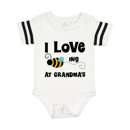 

Inktastic Grandkids Visit Grandma Honey Bee Gift Baby Boy or Baby Girl Bodysuit