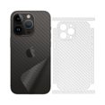 thumbnail image 1 of ccwmincc 2 Pack for iPhone 15 Pro Sticker Skin Wrap Transparent Carbon Fiber Sparkle Vinyl Slim Ultralight Decal Glass Protector Film Protective, 1 of 1