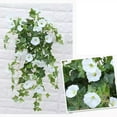 thumbnail image 6 of Nanoei Artificial Plant | Artificial Morning Glory Vine - Fake Hanging Flowers for Indoor/Outdoor Decor, Porch, Patio, Realistic Greenery, Artificial Simulation Morning Glory, 6 of 7