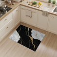 thumbnail image 2 of ODIKA 3'x5' Washable Accent Rug Pet Friendly, Non-Shedding Mat Swirl Abstract Minimalist Veined Streaks Flow Symmetrical Motif for Bedside, Nursery Room, 2 of 7