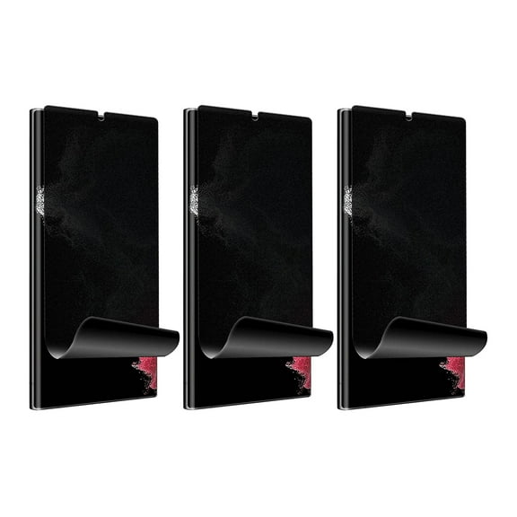 TPU Film 3 Pack Privacy Screen Protector for Google Pixel 6 Pro Phones - Fingerprint Works Anti-Peep Anti-Spy 3D Edge Case Friendly  Compatible With Pixel 6 Pro Models