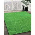 thumbnail image 3 of Ahgly Company Machine Washable Indoor Rectangle Transitional Neon Green Area Rugs, 5' x 7', 3 of 7