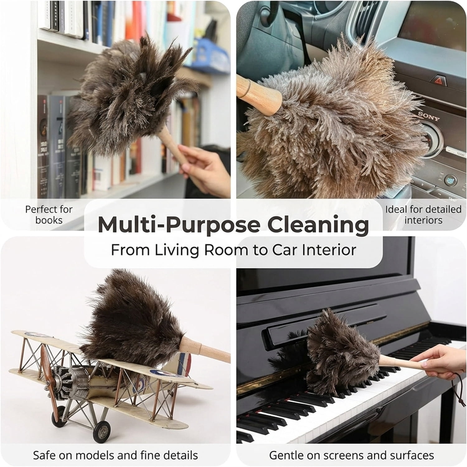 NOGIS Ostrich Feather Duster - Thumbnail 4
