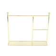 thumbnail image 1 of Juego de muebles para secar ropa /6 1/8 1/12 Muñecas Abrigo Vestido Prenda Oro 35x31cm, 1 of 9