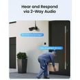 thumbnail image 3 of 3MP Wireless Wi-Fi Security Camera System with 2 Way Audio, ZOSI 2K 8CH WiFi 6 NVR, 8PCS Outdoor WiFi Camera with Color Night Vision, AI Detection, 2TB HDD for 24/7 Recording, Smart Home Security, 3 of 9