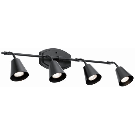 Kichler Sylvia 4-Light Black Track Fixture