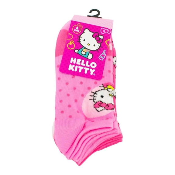 Tines Cortos Hello Kitty para Niña Varios Diseños Rosa 6 Pares Talla 10/13