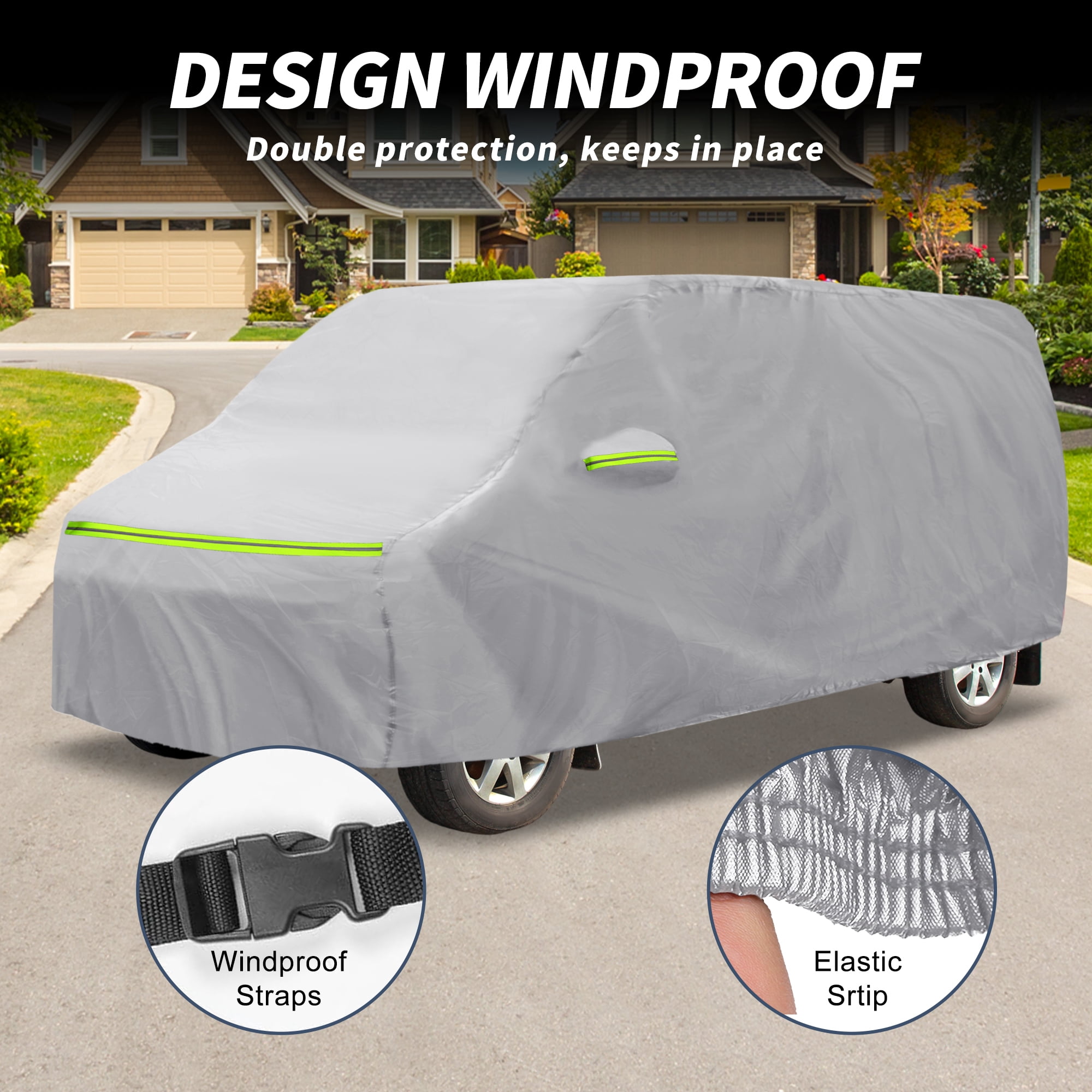 Unique Bargains Car Cover for Honda StepWGN Aluminum Film Cotton