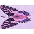thumbnail image 1 of Ahgly Company Machine Washable Indoor Rectangle Transitional Blossom Pink Area Rugs, 6' x 9', 1 of 7