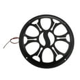 thumbnail image 1 of LOVIVER Car Decorative Cover Speaker Grilles Protector Black with Light 8inch, 1 of 8