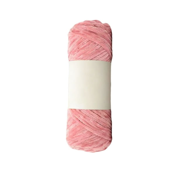 Ovillo de Ganchillo Tejido a Mano, Hilo de Terciopelo Suave para Tejer y Hacer Ganchillo, Hilo Artesanal Agradable para La Piel para Ropa de Bebé y Decoración Del Hogar.