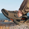 thumbnail image 6 of LASUDRAA Men's Low Top Waterproof Hiking Shoes Trekking Trails Outdoor Work Shoes, 6 of 9