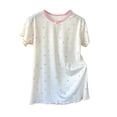 thumbnail image 3 of Girls' Dresses Summer Cartoon Sleep Dress Round Neck Lace Trim Girls Dress White 3-4 Years, 3 of 4