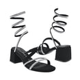 thumbnail image 1 of SANDALIAS DAMA BE YOU CLASBEN ZAHA NOBUCK NEGRO, 1 of 4