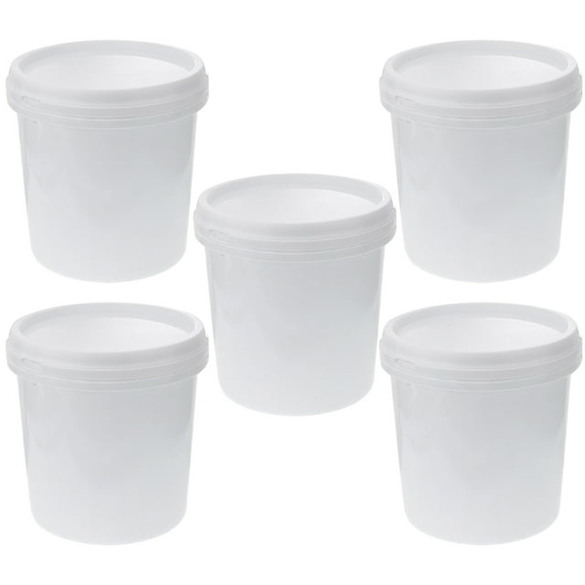 COSMOBETTY 5Ud Cubo Plástico Con Para Almacenamiento Agua Y Limpieza Fácil De Usar