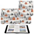 thumbnail image 7 of FORMRS 3 Ring Photo Album 4"x6" Self Adhesive Large Capacity PU Leather Cover, Orange Cartoon Houses, 7 of 7