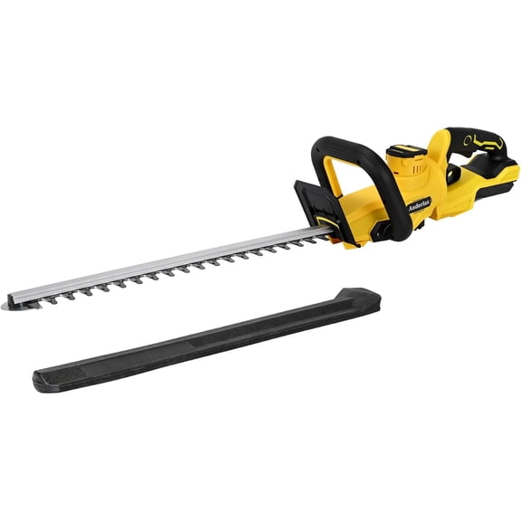 20-Inch Cordless Hedge Trimmer for Dewalt 20V Battery, Electric Hedge Trimmer with Dual-Action Blade, 3/5'' Cutting Width, Dual Switch Design (Battery Not Included)