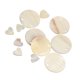 thumbnail image 1 of 12 piezas encantos naturales de Shell de agua dulce Sunnimix Perlas de Concha, 1 of 8
