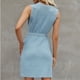 thumbnail image 5 of Vestido sin mangas para mujer minivestido de cóctel tejido a la moda Vestidos femeninos sueltos FLhrweasw Nuevo, 5 of 7