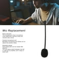 thumbnail image 4 of Micrófono De Juego Desmontable, Reemplazo De Micrófono De Brazo De Micrófono Flexible De 3,5 Mm Con 4 Pines Para Auriculares Para Juegos, 4 of 7
