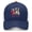 Navy-blue-orange-1, variant on Trendy Apparel Shop 250th Anniversary USA Adjustable American Baseball Cap
