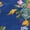 Blue/Gold, variant on Unique Loom Blossom Collection Area Rug - Laura (6' Octagon Blue/Gold)